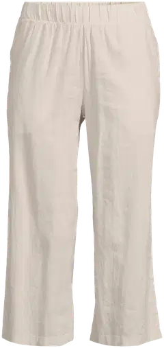 London Fog naisten culottes-housut pellavasekoitetta 222L261708 - irish cream - 2