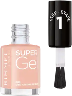 Rimmel Super Gel 008 Girl Group Blush kynsilakka 12 ml - 2