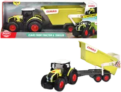 Dickie Toys CLAAS Ares traktori ja kippiperäkärry valoin ja äänin - 1