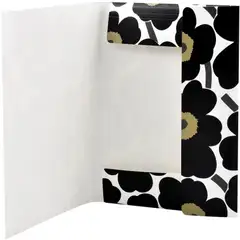 Marimekko kulmalukkokansio A4 Unikko musta - 2
