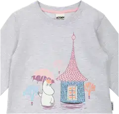 Martinex Muumi lasten collegepaita Tulvia 592710 - vaaleanharmaa - 2