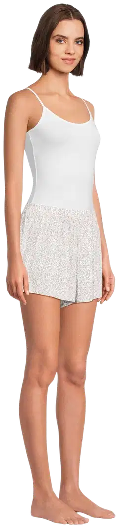 TEX naisten pyjamashortsit I279930 - Off white - 4