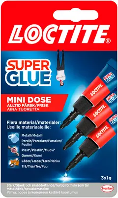 Loctite Mini Trio pikaliima 3x1g - 1