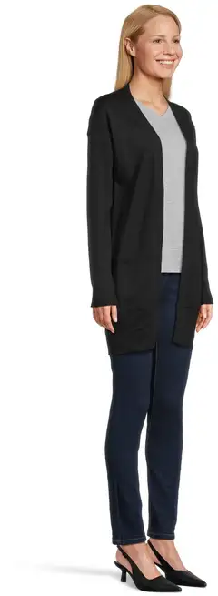 House naisten neuletakki Linda - MUSTA - 4