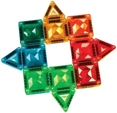 Geomag Magnetic Tiles Mini Gems 26 osaa - 4
