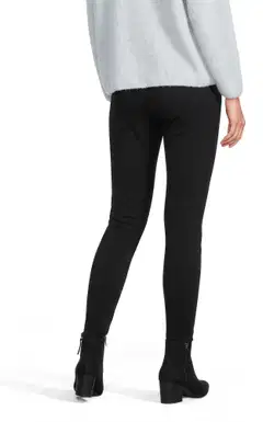 London Fog naisten puntoleggingsit 222L25N001 - black - 3