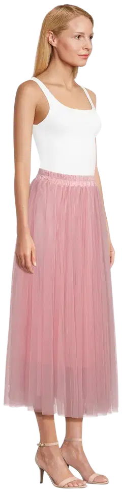 House naisten juhlahame mesh 221H261734 - pink dolphin - 4