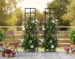 Köynnösritilä, grafiitin harmaa, 40x180cm - 5