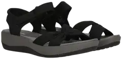 Clarks naisten sandaali Arla Shore - Black textile - 3