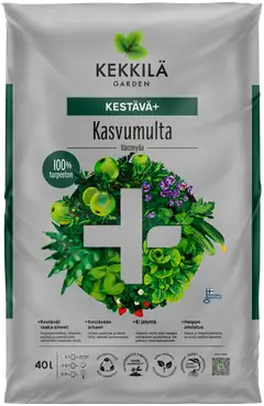 Kekkilä turpeeton Kestävä+ 40 L kasvumulta - 1