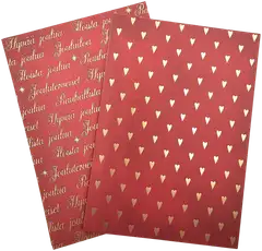 J.K. Primeco kartonkilajitelma A6 Joulu punainen kultafolio 20ark - 2