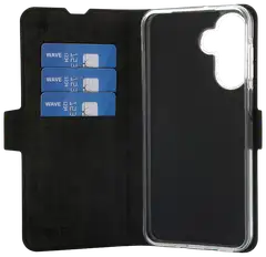 Wave Book Case, Samsung Galaxy A17 5G / Samsung Galaxy A17 4G, Musta - 3