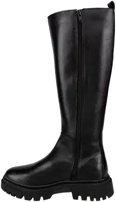 WKLY. naisten nahkasaappaat Olga - Black - 4