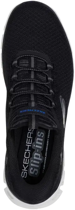 Skechers miesten vapaa-ajan lenkkari Glide-Step Noxus Black - Black - 4