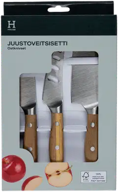House juustoveitsisetti Taos 3 kpl - 1