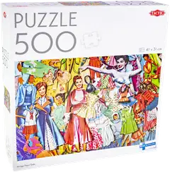 Tactic Palapeli Puzzle Lovers Vintage Paper Dolls 500 palaa - 3