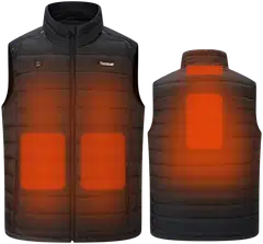 Thermrup kauko-infrapunalämmitteinen liivi litiumioniakulla, 4 lämmitysaluetta (XL) - 1
