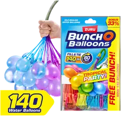 Bunch O Balloons vesipallot Tropical Party 140 kpl - 1