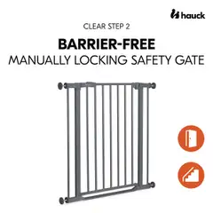 Hauck turvaportti Clear Step 2 75-80 cm - 7
