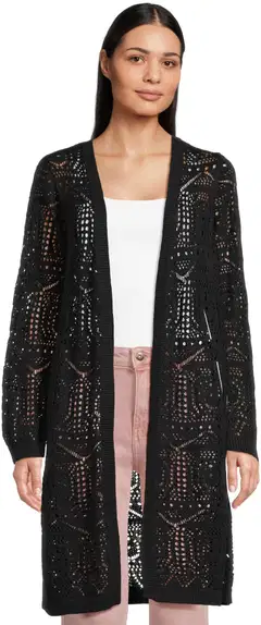 House naisten neuletakki 213H261406 - BLACK - 1