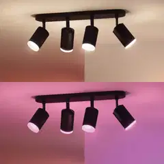 Philips Hue Fugato -kohdevalaisin 4.2W 2000-6500K 1600LM musta - 6