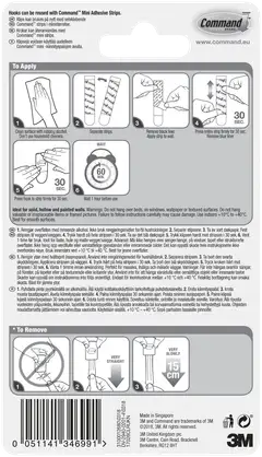 Command™ kirkkaat sisustusklipsit ja kiinnityspalat 17026CLR - 8