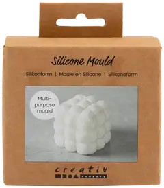 Silikonimuotti, Kuplakuutio, Kork. 5 cm, Lev: 6 cm, halk. 6 cm, 1kpl/ 1 pkt - 1