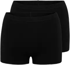 Pierre Robert naisten boxer alushousut 2-pack HU72 - Black,Black - 1
