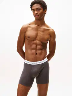 Tommy Hilfiger miesten bokserit UM0UM02941 3-pack - sininen/harmaa/musta - 7