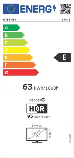 Hisense 55" 4K QLED Smart TV 55A7S - 7