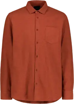 Finlayson miesten flanellipaita Twill - Rusty brown - 1
