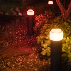 Philips Hue Calla -lisäpylväsvalaisin ulkokäyttöön 8W 2000-6500K 590LM musta - 4