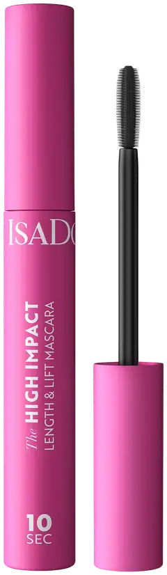 IsaDora The High Impact lenght&lift kohottava ripsiväri Intense Black 9 ml - 1