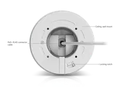 Ubiquiti sääsuojattu 4K PoE+ -valvontakamera edistyneillä AI-ominaisuuksilla UVC-G6-Pro-Turret-W valkoinen - 16
