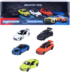 Majorette - Mercedes-AMG 5 auton lahjapakkaus, 1:64, 7,5 cm, die-cast - 1