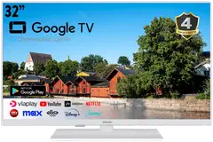 Finlux 32" Full HD Android Smart LED TV 32G8.3WCB, valkoinen - 2