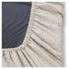 Hauck lakana matkasänkyyn Travel 60x120 cm pistekuvio beige - 4