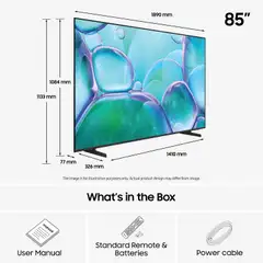 Samsung 85" 4K UHD Smart LED TV TU85U7005F - 9