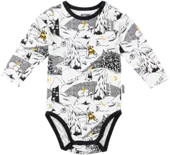 Muumi vauvojen body Jääkarhu 593373 - valkoinen - 1