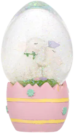 Lumisadepallo pääsiäinen 8,5 cm, erilaisia - 2