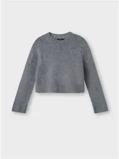 LMTD lasten neule - Grey melange - 3