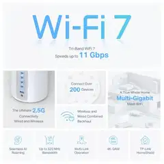 TP-link Deco BE65-PoE(3-pack) PoE WiFi 7 Mesh - 6