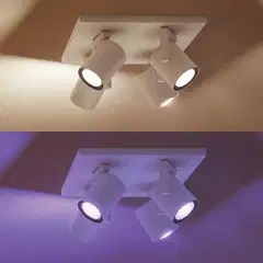 Philips Hue Argenta -kohdevalaisin neljällä spotilla 4.2W 2000-6500K 1200LM valkoinen - 8