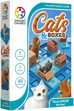 SmartGames logiikkapeli Cats and Boxes - 1