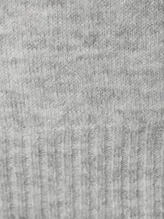 House naisten neule Fluffy-V - L.grey melange - 5