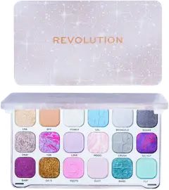 Makeup Revolution Y2k Baby Forever Flawless Palette Babe Dreamer luomiväripaletti 18 sävyä 19,8g - 1