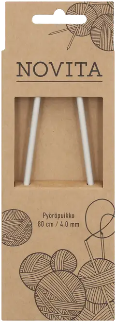 Novita Pyöröpuikko 80 cm - 4mm - 1