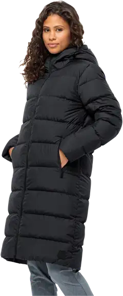 Jack Wolfskin naisten untuvatakki Frozen Palace - BLACK - 2