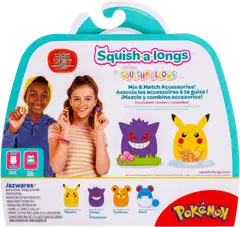 Squishalongs Pokemon 4 Pk Pikachu/gengar - 3