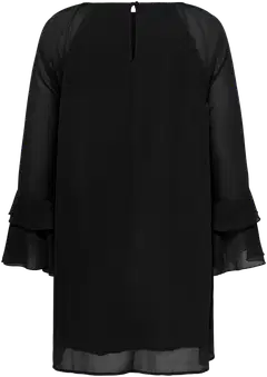 ONLY CARMAKOMA naisten pluskoon röyhelömekko Carthilda - Black - 2